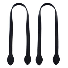 SUPVOX 2 Stck 24 Leder-Geldbrsenriemen, Ledertaschengriffe, Ersatz-Geldbrsenriemen, Handtaschen-Taschen-Geldbrsenriemen (schwarz)