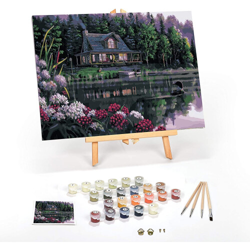 Ledgebay Paint by Number for Adults Framed canvas: Beginner to Advance