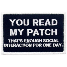 Mi-a?i citit Patch-ul, care este suficient de interac?iune sociala pentru o zi.