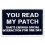 Mi-a?i citit Patch-ul, care este suficient de interac?iune sociala pentru o zi. 1