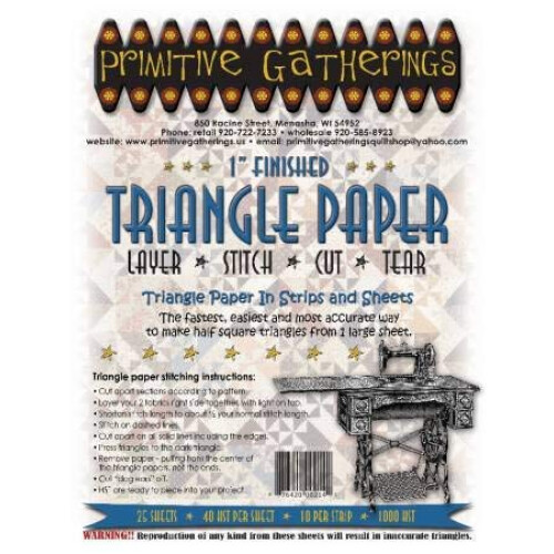 1 i trekantpapir - Primitive samlinger - 876420002142