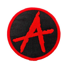 Dragu?-patch 3 '' Anarchy Simbol punk rock anarhist fier brodat politic pe patch