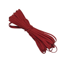 1/8 """" Skinny Elastic Bundle mpletit Elastic Elastic Elastic pentru ma?ti de fa?a Benzi sau legaturi de par - 10 metri (ro?u)