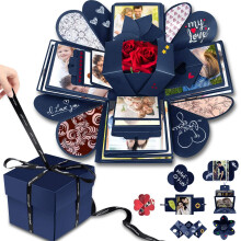 DIY Explosionsbox Set Kreative Explosion Geschenkbox-Love Memory Scrapboo
