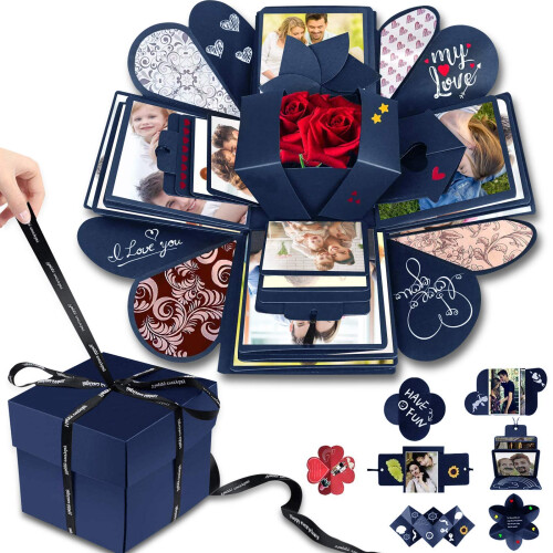 DIY Explosionsbox Set Kreative Explosion Geschenkbox-Love Memory Scrapboo
