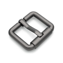 CRAFTMEMORE Yksipiikkiset rullavy  nsoljet Neli  nmuotoiset metallihihnavy  nlenkkisoljet 4 kpl SCRR (3/4 tuumaa mattamusta)