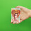 C & D Visionary Frida Kahlo Heart Portrait Patch R?d 2