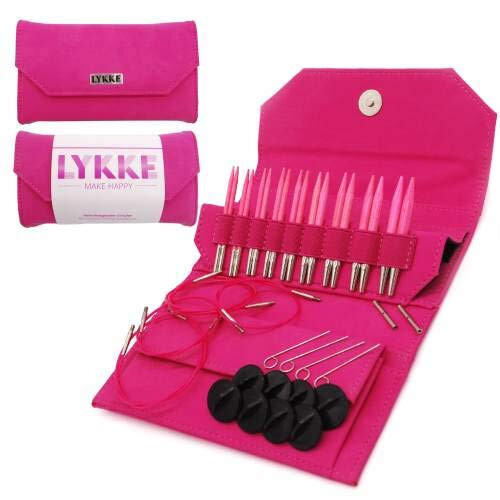 Lykke 35 Blush Magenta Basketweave Interchangeable Gift Set