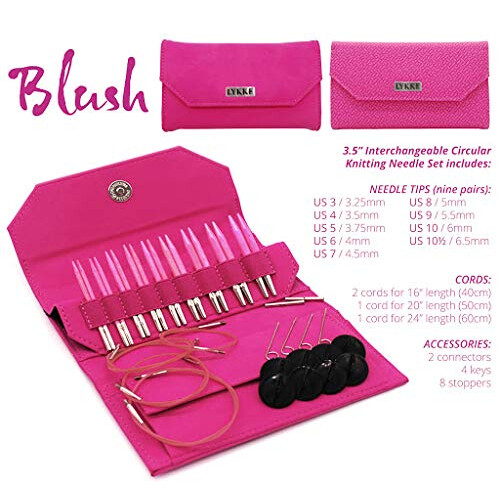 Lykke 35 Blush Magenta Basketweave Interchangeable Gift Set 2