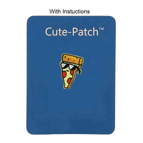 Patch dragu? cu pizza amuzanta fier brodat pe patch 2