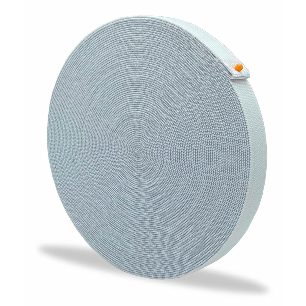 Bandes éLastiques Blanches De 35 Pouces X 15 MèTres Pour Couture, Bobine De 0,6 Pouce-image