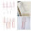 DYNWAVE 8 Pcs French Curve Template Ruler Set Sewing Humanoid Patterns 3