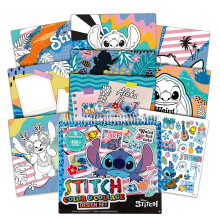 Fashion Angels Disney Stitch Color & Collage Design Set - 15 Colorable