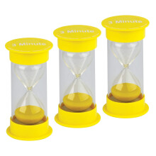 Sand timer medium 3 minutters pakke med 3