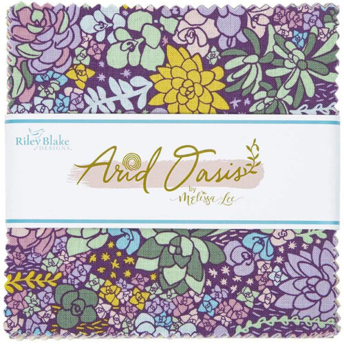 Oasis    rido Riley Blake Stacker de 5 polegadas 42 Quilt Squares de Melissa Lee