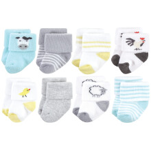 Hudson Baby Baby Girls Botton Botton nou-nascut ?i Terry Socks Farm 0-6 luni SUA