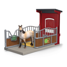 Geschenkbox mit Mustang-Stute, realistische Figur, Größe 24 cm, SCHLEICH 42724 Farm World, Ab 4 Jahren