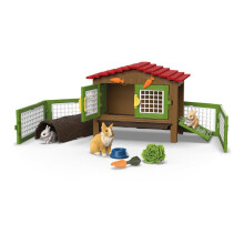 Kaninchenstall Set, SCHLEICH 42728 Farm World, Ab 4 Jahren