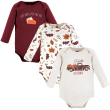 Hudson Baby Dvc body Unisex Bavlna Dlouh rukv Ahoj podzim 6-9 mescu Ahoj podzim 6-9 mescu US