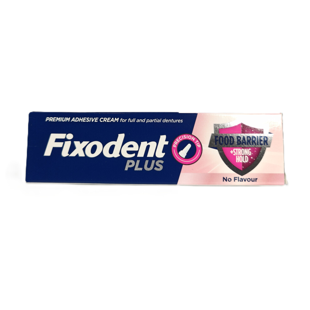Fixodent Plus Food barrier No Flavour 40g