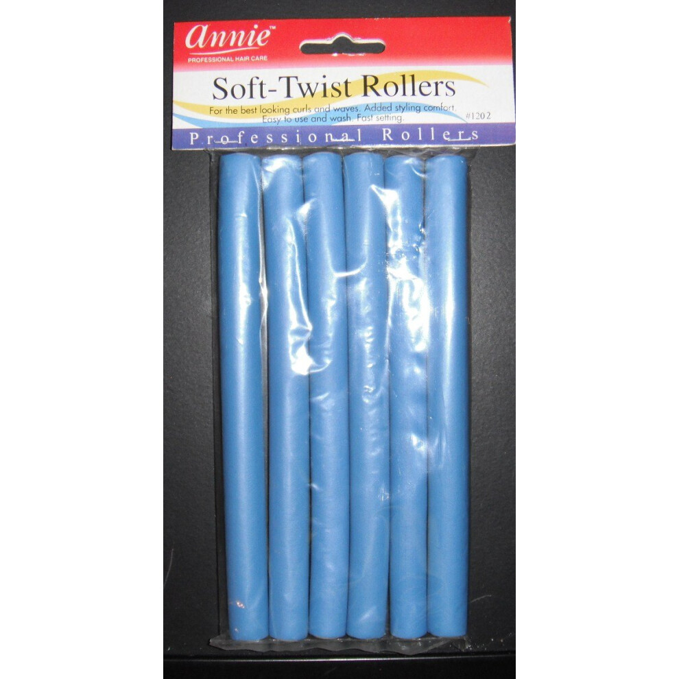 Annie 01202 Bigodini Morbidi Blu 6 Pezzi-image