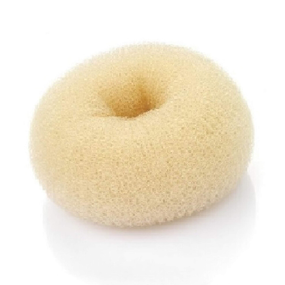 Galer Unisex Beige Beaute Galleria Hair Donut Bun Maker Ring Style Mesh Chignon Ballet Sock Bun (Medium, /Blonde)