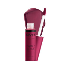 NYX Professional Makeup Butter Gloss Non -Sticky Lip Gloss - Devils Food Cake (Deep Plum)
