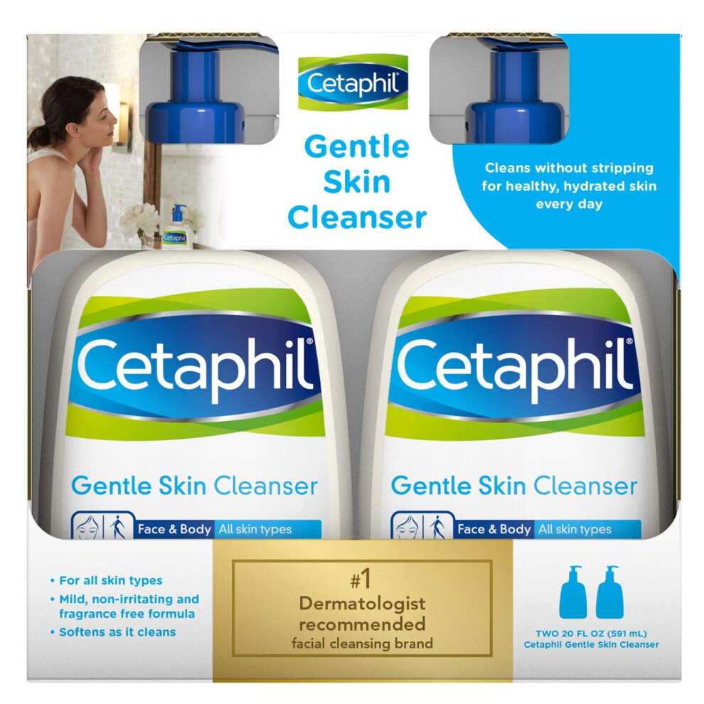 Cetaphil Detergente Delicato Per La Pelle (20 Once, 2 Confezioni)-image