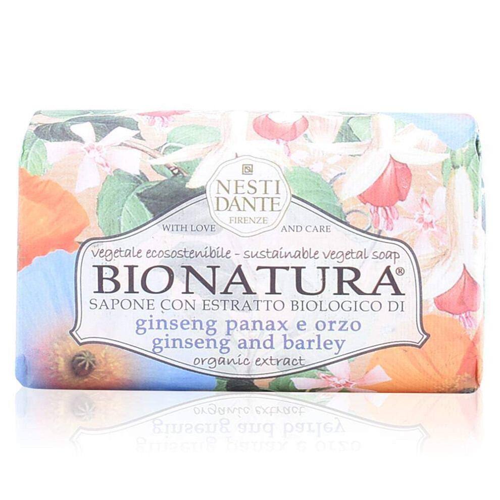 Nesti Dante Nesti dante bio natura savon végétal durable - ginseng et orge 8.8oz 8.8 Ounce