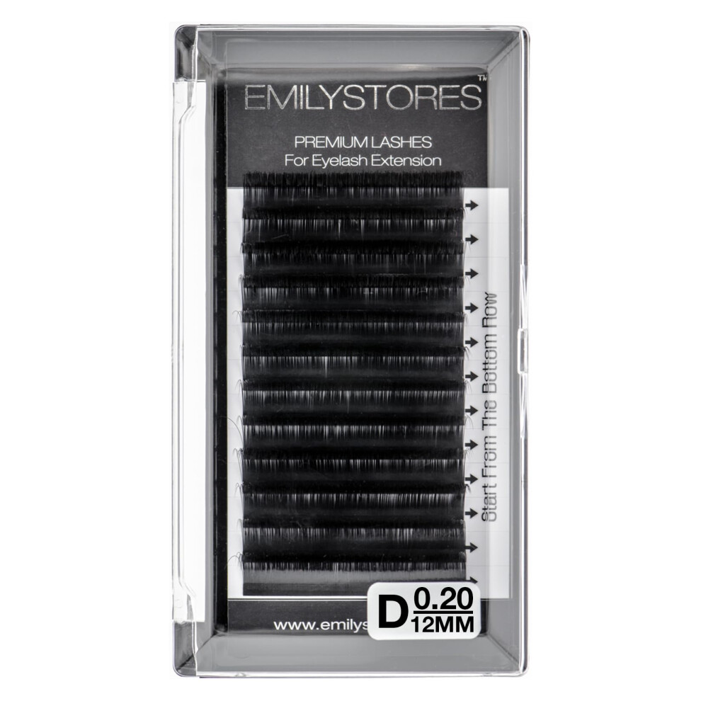 Emily Rose Doll Clot Emilystores Eyelash Extensions 0.20Mm Thickness D Curl Length 12Mm Ind