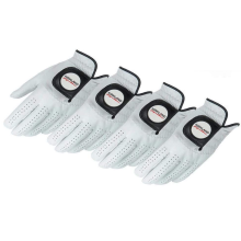 KIRKLAND SIGNATURE Golf Gloves Premium Cabretta Leather, Large, 4 Pack