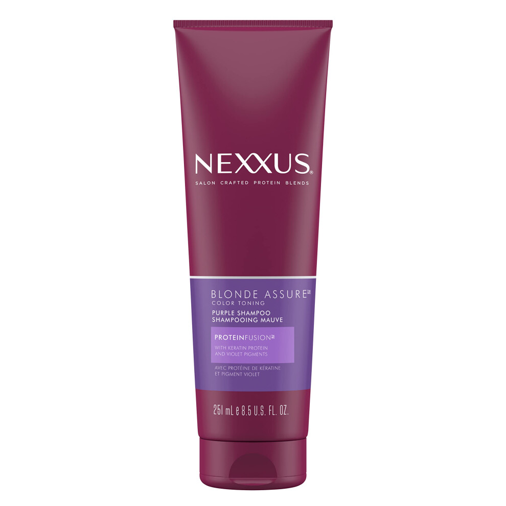 Lego-Nexo-Knights Nexxus Blonde Assure Shampoo For Blonde Hair Color Care Shampoo Keratin Protein 85 Oz Purple