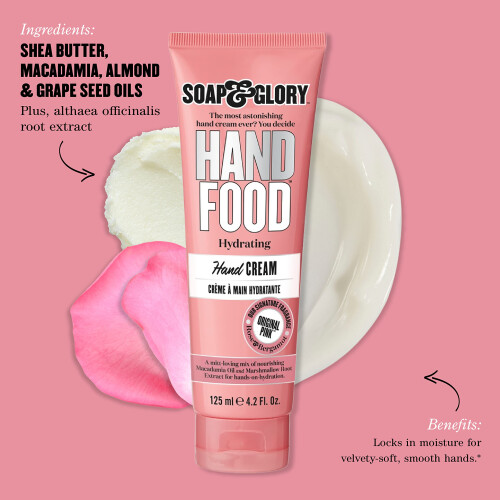 Soap & Glory Hand Food Κρέμα Χεριών - Αμυγδαλέλαιο + Βούτυρο Καριτέ για Ενυδάτωση 2
