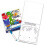 12 Mess Free Imagine Ink Coloring Book Set per bambini - Pacchetto all'ingrosso con 5