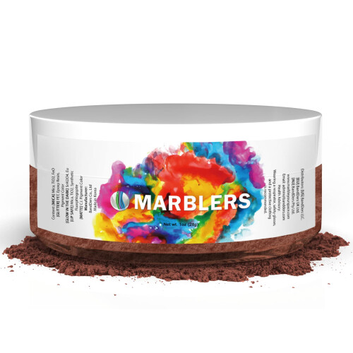 MARBLERS Κόκκινη Μιχάλη Σκόνη Χρώματος [Mahogany] 1oz (28g) | Καλλυντικά | Χρωστική Ρητίνης