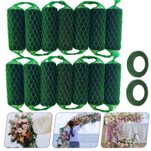 TBPA 14 Stck Blumenschaum-Girlande, 9,2 Fu, Blumenschwammblock-Set, Absorption, Blumenhalter, Bogentr fr nasse, trockene, frische Blumen, Arrange