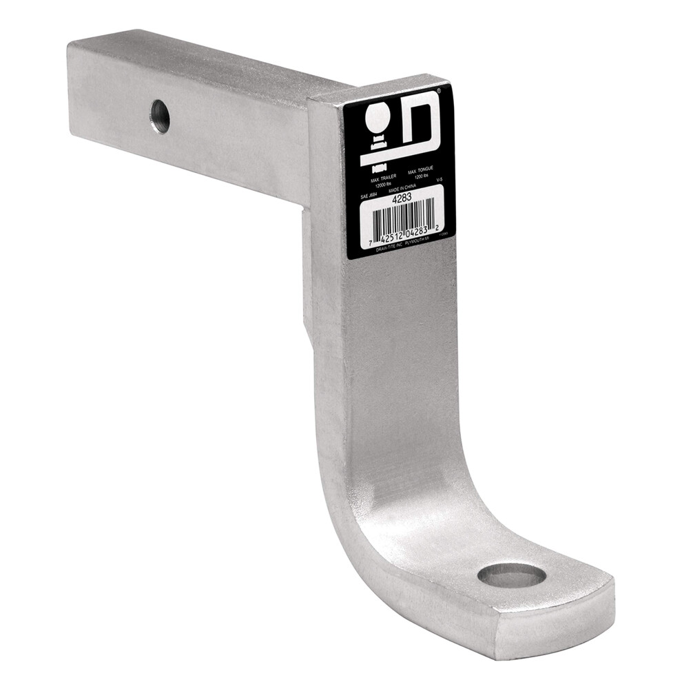 Draw-Tite 4283 Ultra Frame 2"" Zinc Ball Mount With 1-1/4"" Ball Hole 742512042832