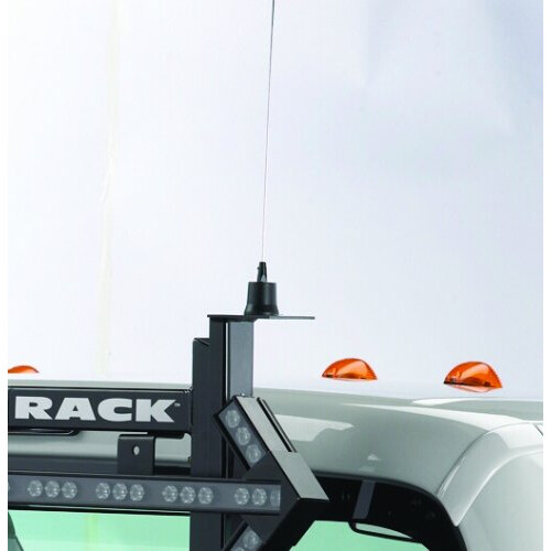 RealTruck Backrack Antenna Montering Bracket | Driver/passagerside sort | 91008 | Universal m/backrack -ramme 1