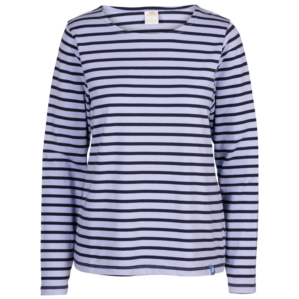 (10, Cool Blue Stripe) Trespass Womens Long Sleeve Striped Pullover Karen