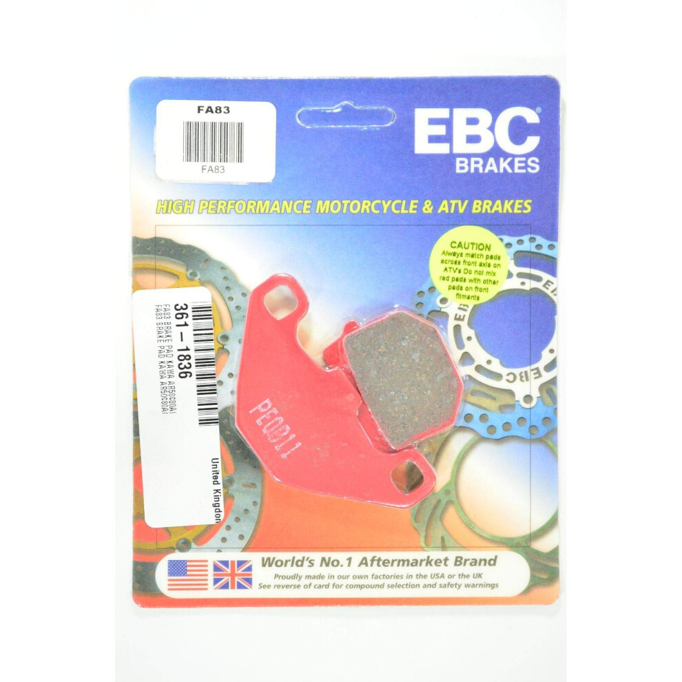 EBC Brakes FA83 Disc Brake Pad Set-image-OPC-PFPRHHT-NEW