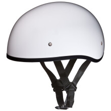 TECKA. Daytona Skull Cap W/O Visor- HI-Gloss White- 2XL