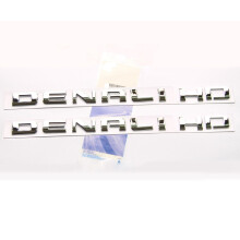 2pack original Denalihd Denali Denali HD Embleme de identificare a placu?ei de identificare compatibile cu 2007-2019 Denali Yukon Sierra Teren (H