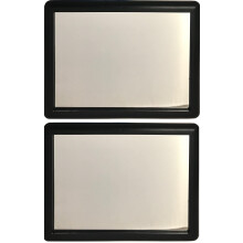 Black Visor Vanity Mirror Pack 2 db