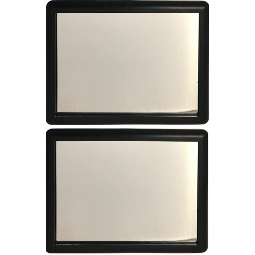 Black Visor Vanity Mirror Pack 2 db