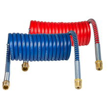 Tectran-Luftspulenbremsen-Montagesatz in Industriequalitt | 12-Zoll-Pigtail-Anhnger-Endkabel | 1/2 NPT-Anschlsse | Schnelle Installation | (Rotes