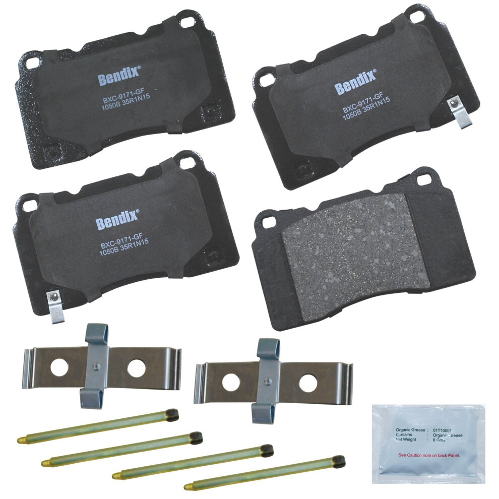Bendix Priority1 Cfc1050b Ceramic Front Brake Pads For Hyundai Genesis Coupe 2010 Genesis Coupe 2016-2013 887243213523