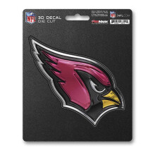 FanMats 62764 Arizona Cardinals Autocolant 3D Decal