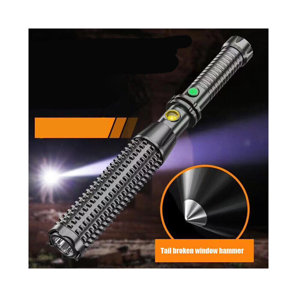 Defensive Broken Window LED Torchl Light Tactical Flashlight Rechargeable Lamp