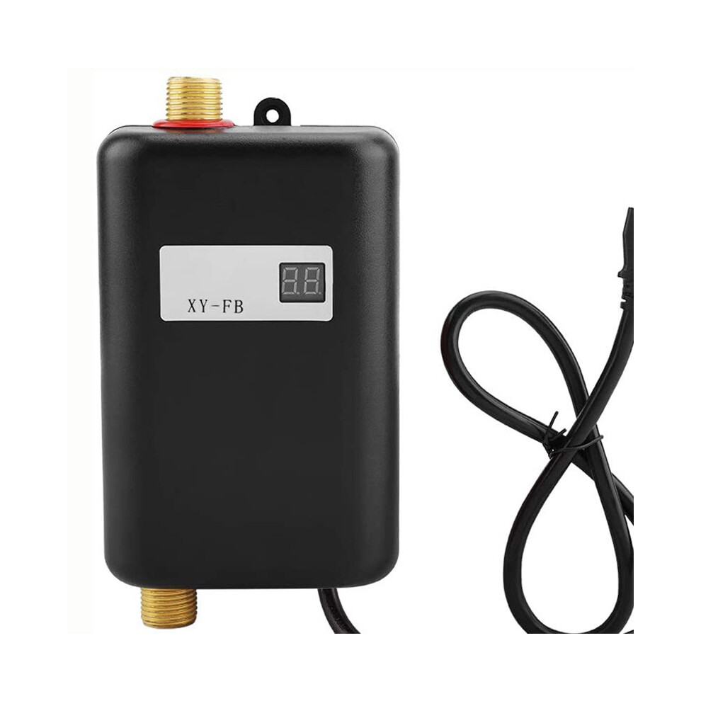 3000W Electric Water Heater Tankless Instant Hot Under Sink Kitchen Lcd Screen 6942623057501