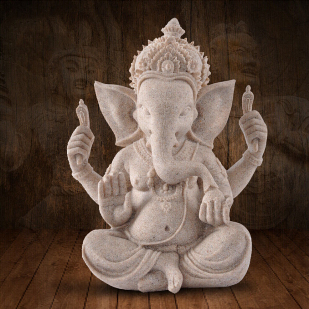 Lord Hindu God Sand Stone Statue Decorative Home Ornament